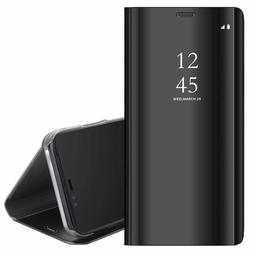 Amazon Brand - Solimo Protective Clear View flip Cover for Samsung Galaxy M40 (Black)