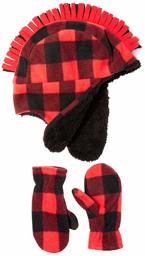 Amazon Brand - Spotted Zebra Unisex Baby 2-Piece Toddler Fleece Cold Weather Accessories Set