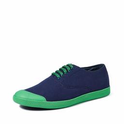 Amazon Brand - Symbol Men's Navy Canvas Sneakers-7 (AZ-KY-287B)
