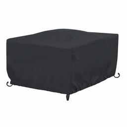 AmazonBasics Square Patio Fire Pit/Table Cover - 42", Black (Renewed)