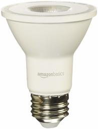 AmazonBasics 50 Watt Equivalent, Daylight, Dimmable, 15,000 Hour Lifetime, PAR20 LED Light Bulb | 6-Pack
