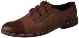 Amazon Brand - Symbol Men's Brown PU Formal Shoes - 7 UK (AZ-SY-437)