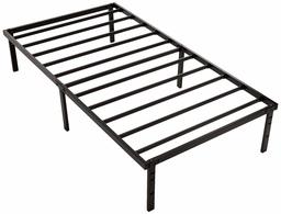 AmazonBasics Heavy Duty Non-Slip Bed Frame with Steel Slats, Easy Assembly - 14"H, Twin