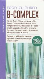 Whole Foods Market, Food-Cultured B-Complex, 60 ct