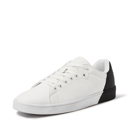 Amazon Brand - Symbol Men's White Synthetic Sneakers-10 UK/India (44 EU) (AZ-YS-189 B)