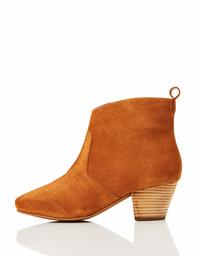 Amazon Brand - find. Women's Ankle Boots, Brown Caramel), US 6.5