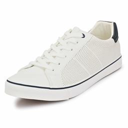 Klepe Men's Vulcansied PU White Sneakers-6 UK (40 EU) (7 US) (0712L/WHT)