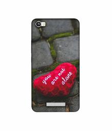 Amazon Brand - Solimo Designer You are Not Alone 3D Printed Hard Back Case Mobile Cover for Lava Iris X8