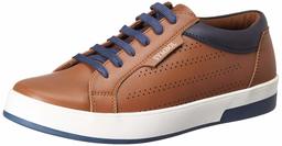 Amazon Brand - Symbol Men's Tan/Navy Sneakers-11 UK (45 EU) (12 US) (AZ-SY-408)