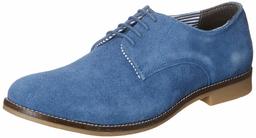 Amazon Brand - Symbol Men's Light Blue Leather Formal Shoes-8 UK/India (42 EU)