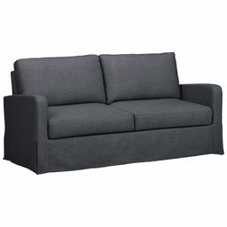 Amazon Brand – Ravenna Home Waterloo Modern Slipcover Sofa, 71"W, Dark Grey