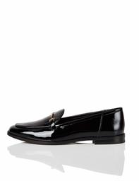 Amazon Brand - find. Snaffle Leather Loafer Black), US 6.5