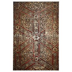 Amazon Brand – Stone & Beam Modern Persian-Style Print on Canvas, 24" x 36"