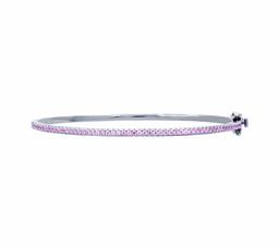 [Find] Amazon Collection roziumumekkisuta-ringusiruba- 1.5 mm Bangle Bracelet with pinkuraundokattokyu-bikkuzirukoniahinzi jeb00022 _ 110pk00qd00