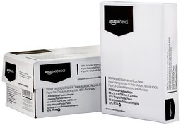 AmazonBasics 30% Recycled Multipurpose Copy Printer Paper - 8.5 x 11 Inches, 3 Ream Case (1,500 Sheets)