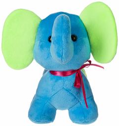Amazon Brand - Jam & Honey Elephant, Blue, 20 cm