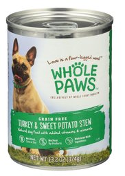 WHOLE PAWS Turkey & Sweet Potato Dog Food, 13.2 OZ