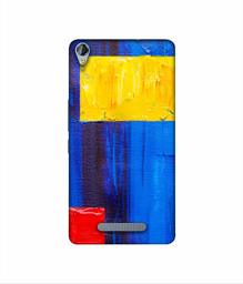 Amazon Brand - Solimo Designer Rectangle On Canvas 3D Printed Hard Back Case Mobile Cover for Micromax Canvas Juice 3Plus Q394