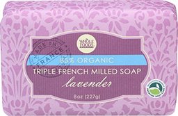 Whole Foods Market, Lavender Organic Triple Milled Soap, 8 Ounce