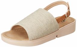 Flavia Women's Beige Fashion Sandals-5 UK (37 EU) (6 US) (FL134/BGE)