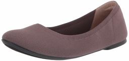 Amazon Essentials Women's Ballet Flat, Mauve Knit, 10.5 Wide US