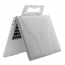 Eono Essentials Hard Case for MacBook Air 13 inch Model A1369 / A1466, Older Version Release 2010-2017, Ultra Slim Plastic Protective Snap On Shell Cover Kickstand/Handle 2-in-1 Design, Clear