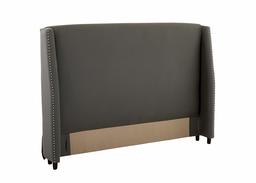 Stone & Beam Merrill Queen Headboard with Decorative Nailhead Trim, 75"W, Iron