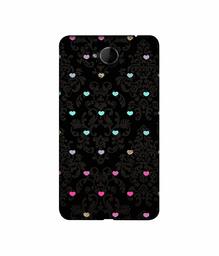 Amazon Brand - Solimo Designer Heart Texture 3D Printed Hard Back Case Mobile Cover for Microsoft Lumia 650