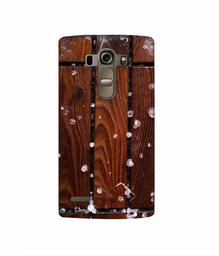 Amazon Brand - Solimo Designer Wood with Snow 3D Printed Hard Back Case Mobile Cover for LG G4 Stylus