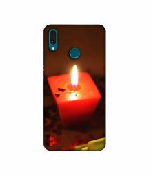 Amazon Brand - Solimo Designer Candle Light 3D Printed Hard Back Case Mobile Cover for Huawei Y9 (2019)