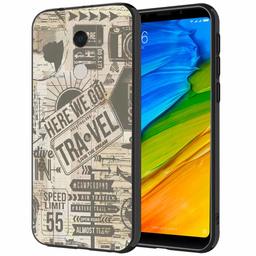 Amazon Brand - Solimo Designer Here We Go Travel Printed Hard Back Case Mobile Cover for Xiaomi Redmi Note 5 (D1191)
