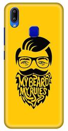 Amazon Brand - Solimo Designer Beard Man 3D Printed Hard Back Case Mobile Cover for Vivo Y93