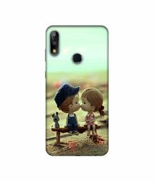 Amazon Brand - Solimo Designer Love Couples Pattern 3D Printed Hard Back Case Mobile Cover for Asus ZenFone Max Pro M2
