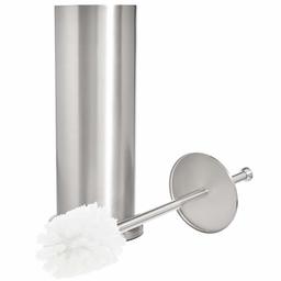 AmazonBasics Bathroom Accessory Collection Classic Round Freestanding Toilet Brush Holder, Standard