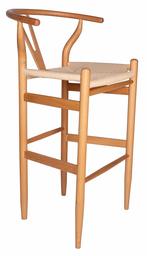 Amazon Brand – Stone & Beam Beech Wishbone Counter-Height Barstool, 42.2"H, Natural