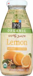 365 EVERYDAY VALUE Organic Lemon Juice, 10 FZ