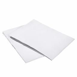 AmazonBasics Premium Microfiber Pillowcases, 2-Pack - 50 x 80 cm, Bright White