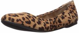Amazon Essentials Women's Belice Ballet Flat, Faux Leopard, 6 B US