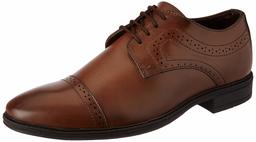 Amazon Brand - Symbol Men's Brown PU Formal Shoes - 9 UK (AZ-SY-438)