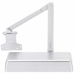 Amazon Commercial Door Closer, Standard arm with Adjustable Size 1-6,BC, PA Bracket,Plastic Cover, Silver, 2-Pack, ADA Compliant