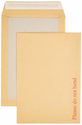 AmazonBasics C4 Peel&Seal Brown Boardback, Manilla,120 GSM, 125 Pack
