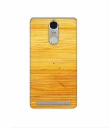 Amazon Brand - Solimo Designer Yellow Brush Texture 3D Printed Hard Back Case Mobile Cover for Lenovo K5 Note