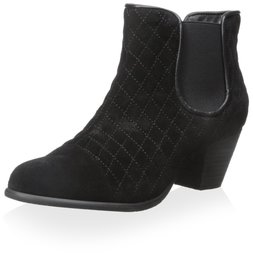 Sixth & Love Women's Quilted Ankle Bootie, Black, 7 M US