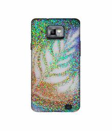 Amazon Brand - Solimo Designer Sparkle Coffee 3D Printed Hard Back Case Mobile Cover for Samsung Galaxy S2
