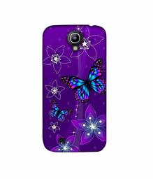 Amazon Brand - Solimo Designer Butterflies 3D Printed Hard Back Case Mobile Cover for Samsung Galaxy S4 GT i9500