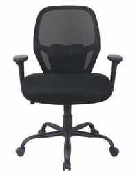 AmazonBasics Big & Tall Swivel Office Chair - Mesh with Lumbar Support, 450-Pound Capacity - Black (Renewed)