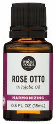 WHOLE FOODS MARKET Rose Otto In Jojoba Oil, 0.5 FZ