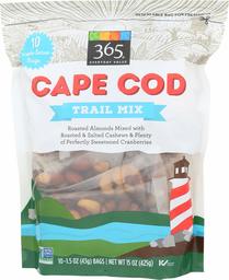 365 Everyday Value, Cape Cod Trail Mix, 1.5 oz, 10 ct