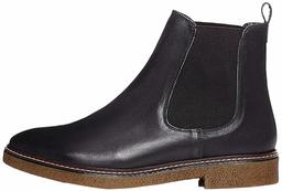 Amazon Brand - find. Women's Amazon Brand - find. Women's Chelsea Boots in Leather with Gum Sole and Rand Boot, Black, US 6.5