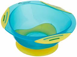 Amazon Brand - Mama Bear Non-Slip Suction Bowl (Blue)